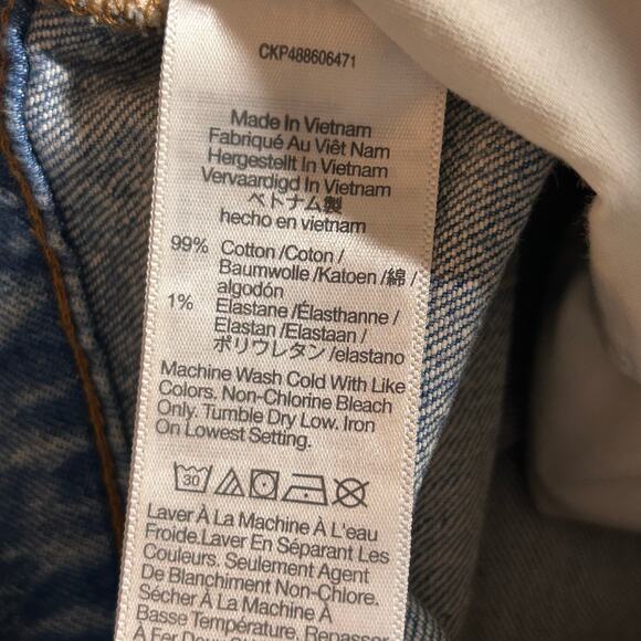 Madewell Women's The Perfect Vintage Wide Leg Medium Wash Jeans 25 T Tall NWOT - Picture 10 of 10